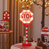 Christmas LED Lamp Road Sign Ornaments Christmas Decor Style 3