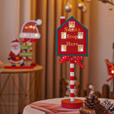 Christmas LED Lamp Road Sign Ornaments Christmas Decor Style 4