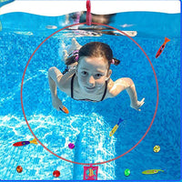 27-Piece Diving Toys Set for Kids Underwater Floating Pool Toys Diving Thru Rings Swimming Training Supplies