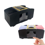 Automatic Card Shuffler 1-2 Deck Poker Shuffler Machine Battery Operated Electric Card Shuffler