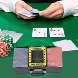 Automatic Card Shuffler 1-2 Deck Poker Shuffler Machine Battery Operated Electric Card Shuffler