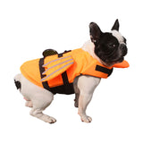 Dog Life Jacket Wings Pet Life Vest Adjustable Dog Flotation Swim Vest Orange