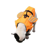 Dog Life Jacket Wings Pet Life Vest Adjustable Dog Flotation Swim Vest Orange