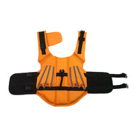 Dog Life Jacket Wings Pet Life Vest Adjustable Dog Flotation Swim Vest Orange