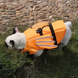 Dog Life Jacket Wings Pet Life Vest Adjustable Dog Flotation Swim Vest Orange