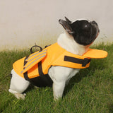 Dog Life Jacket Wings Pet Life Vest Adjustable Dog Flotation Swim Vest Orange