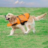 Dog Life Jacket Wings Pet Life Vest Adjustable Dog Flotation Swim Vest Orange