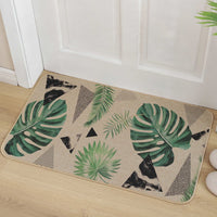 Home Kitchen Linen Entrance Door Mat Non-Slip Floor Mat Decorative Doormat Style 1