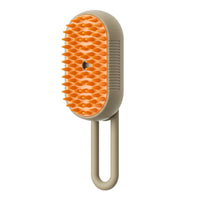 3-in-1 Pet Spray Comb Dog Cat Hair Brush Massage Comb for Removing Tangled Hair Khaki