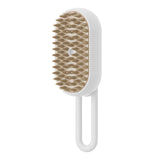 3-in-1 Pet Spray Comb Dog Cat Hair Brush Massage Comb for Removing Tangled Hair White