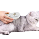 3-in-1 Pet Spray Comb Dog Cat Hair Brush Massage Comb for Removing Tangled Hair White