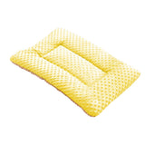 Double-Sided Pet Bed Mat Sensory Pet Mat Pet Nest Pad Yellow