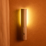 2Pcs Magnetic Stick Wall Light Motion Sensor LED Night Light Rechargeable