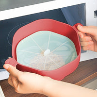 Microwaveable Silicone Popcorn Popper Collapsible Microwave Popcorn Maker Bowl With Lid Red