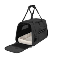 Cat Pet Carrier Travel Carrier Pet Bag for Small Medium Cats Black