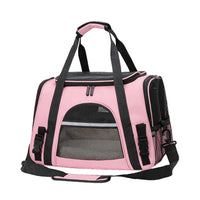 Cat Pet Carrier Travel Carrier Pet Bag for Small Medium Cats Pink