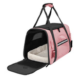 Cat Pet Carrier Travel Carrier Pet Bag for Small Medium Cats Pink