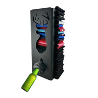 2-in-1 Can Cooler Holder Wall Mounted Can Cooler Rack with Bottle Opener Style 1