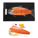 Portable Fish Fillet Mat Non-Slip Fish Cleaning Cutting Mat with Handle