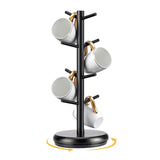 360-Degree Rotating Mug Holder Tree Stand Coffee Mug Rack with 8 Hooks