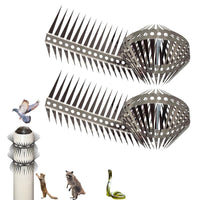 2Pcs 1-Meter Bird Spikes for Outdoor Birds Anti Small Climbing Animal Spikes for Garden Fence Gate Wall