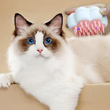 Electric Spray Cat Brush Pet Massage Comb with UV Light Pink