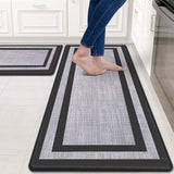 Kitchen Floor Mat Non-Slip Comfort Standing Mat for Kitchen Home Black