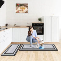 Kitchen Floor Mat Non-Slip Comfort Standing Mat for Kitchen Home Black