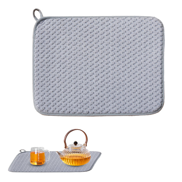 Microfiber Dish Drying Mat Absorbent Drying Pad for Kitchen Countertops Sinks