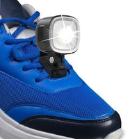 2Pcs Rechargeable Shoe Headlights Water-resistant Shoes Lights with 4 Light Modes Black