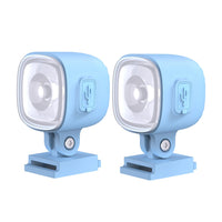 2Pcs Rechargeable Shoe Headlights Water-resistant Shoes Lights with 4 Light Modes Blue