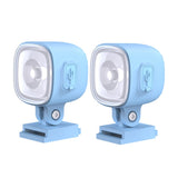 2Pcs Rechargeable Shoe Headlights Water-resistant Shoes Lights with 4 Light Modes Blue