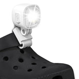 2Pcs Rechargeable Shoe Headlights Water-resistant Shoes Lights with 4 Light Modes White