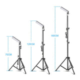 Portable Rotating Camping Light USB LED Barbecue Lamp Work Lights with Adjustable Telescopic Tripod