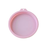 Set of 2Pcs 6-Inch Silicone Round Cake Pan DIY Cakes Pastry Mould Baking Mold Pink