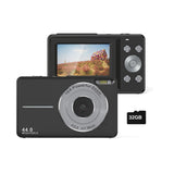 16X Zoom Digital Camera with 32GB Card 1080P Mini Video Camera for Teens Kids Black