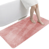 Soft Fluffy Floor Rug Non Slip Bathroom Floor Mat Home Decor Pink