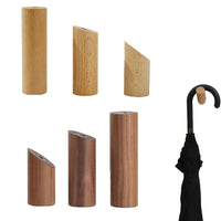 6Pcs Wooden Wall-Mount Hooks Hat Jacket Coat Storage Hanger Hallway Home Decor