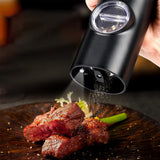 Electric Pepper Grinder Battery Operated Salt Mill Automatic Adjustable Coarseness Peppercorn Grinder