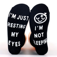 Pair of Funny Casual Socks Unisex Socks Printed Letter Soft Socks Style 2