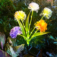 5-Head Solar Dandelion Light Outdoor Flower Garden Decorative Light Landscape Sidewalk Yard Decor