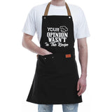 3 Pockets Cooking Apron Kitchen Letters Printed Adjustable Apron Style 5