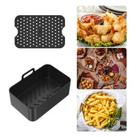 6Pcs Silicone Liner Air Fryer Racks Accessories Air Fryer Racks Accessories for Ninja Dual AF300UK AF400UK