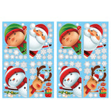 8 Sheets of Christmas Window Clings Stickers for Glass Static Cling  Xmas Decals Decorations