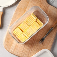 For Fridge Butter Cheese Container with Lid and Slicer Cutter