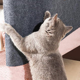 Self-Adhesive Cat Scratching Mat Climbing Cat Scratcher Furniture Wall Protector Grey