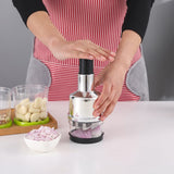 Manual Garlic Chopper Onion Dicer Kitchen Food Blender for Vegetable Ginger Chili