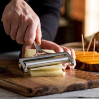 Adjustable Thickness Cheese Slicer with 2 Replacement Stainless Steel Cutting Wires