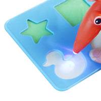 Reusable Water Drawing Mat Cartoon Doodle Painting Mat Kids Painting Writing Learning Toy Kit Letters Style