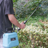 5L Multipurpose Electric Garden Sprayer with Shoulder Strap Rechargeable Farm Garden Sprayer Blue